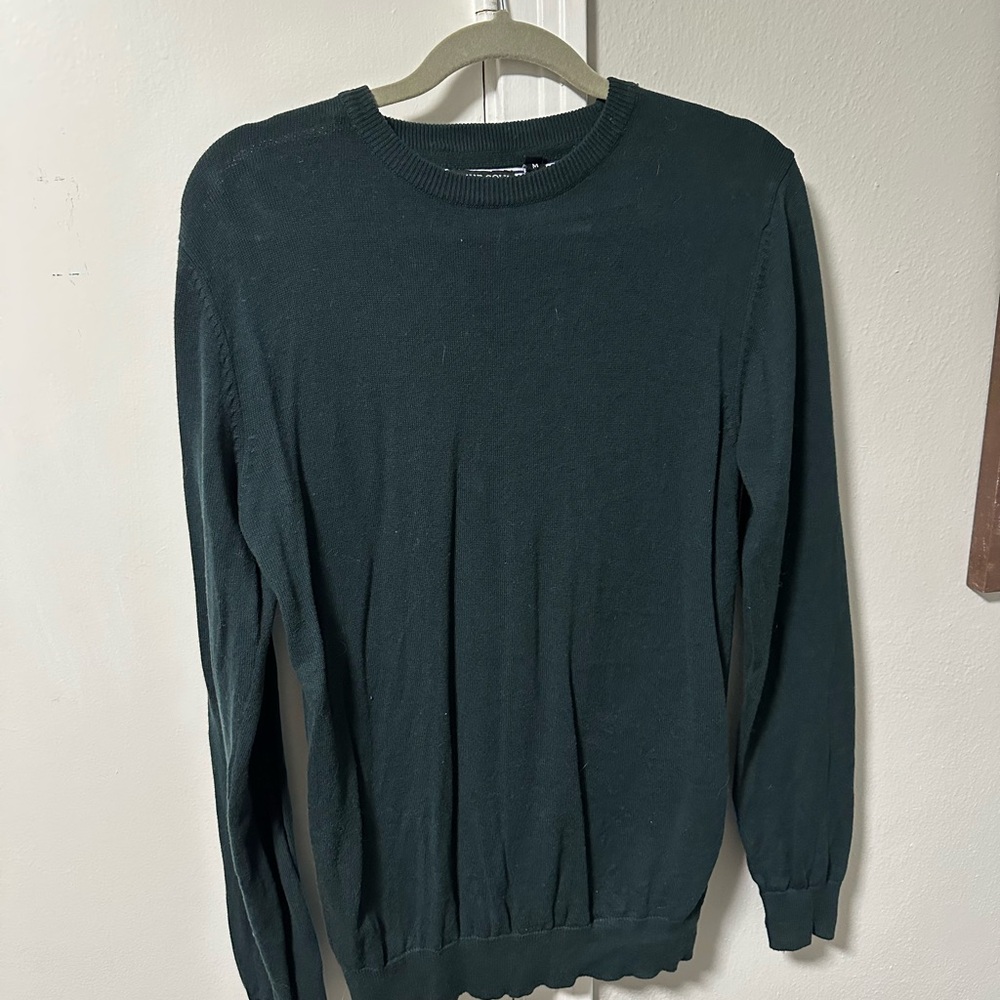 Brave Soul Men's Forest Green Crewneck Sweater